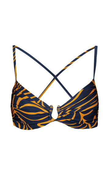barts Indul Cross Back Bikinitop met gekruiste rug
