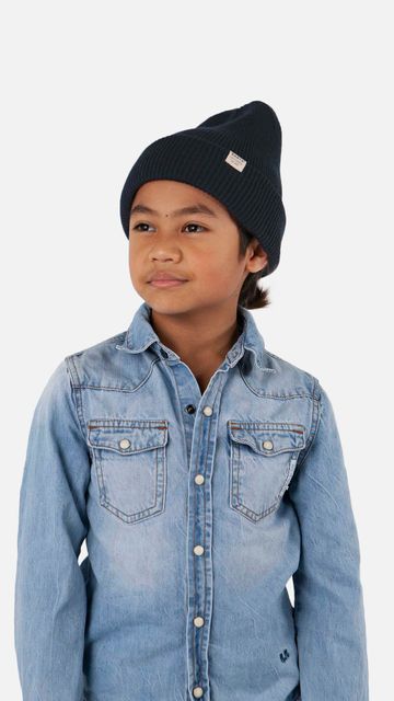 Barts Kinabalu Beanie Kids Jongens Muts Met Omslag