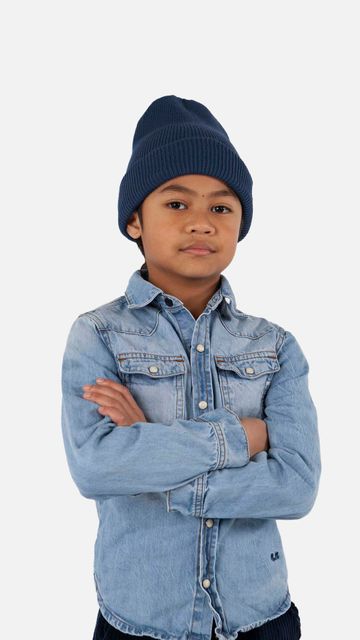 Barts Kinabalu Beanie Kids Jongens Muts Met Omslag