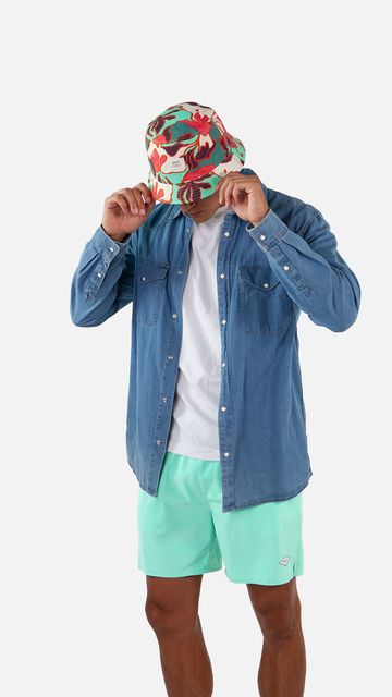 Barts Lowan Hat Buckethat Mit Allover-Print