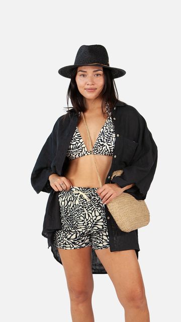 Barts Makemo Shoulderbag Raffia Schoudertas