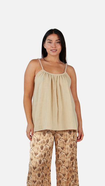 Barts Moolattoo Top Top Met Spaghettibandjes