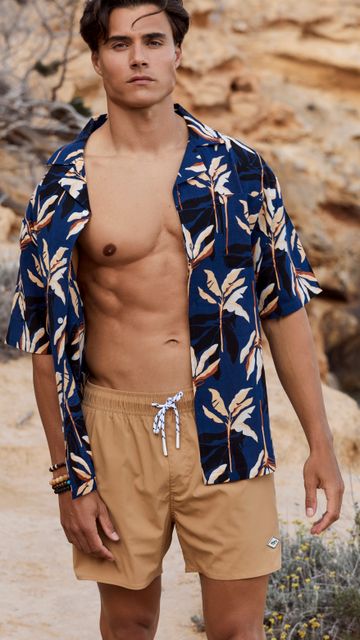 Barts Ryesi Shirt Heren Overhemd Katoen/linnenmix