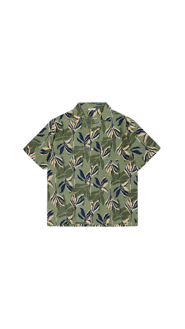 barts Ryesi Shirt Herrenhemd Baumwoll-Leinen-Mix