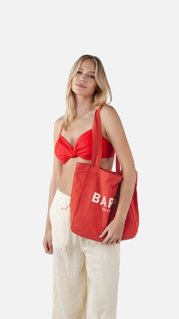 Barts Sunraysia Bag Katoenen Tas Met BARTS Opdruk