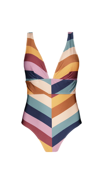 barts Corangs Sculpting One Piece Farbenfroher modellierender Badeanzug