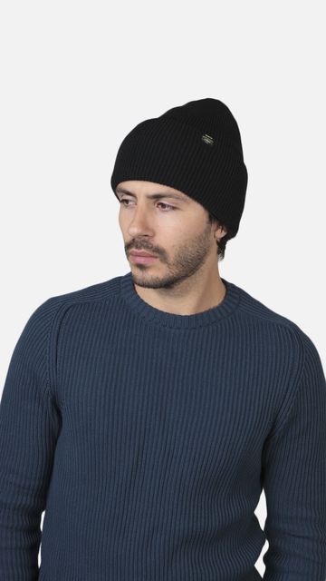 Barts Haveno Beanie Comfortabele Uni Muts Met Omslag