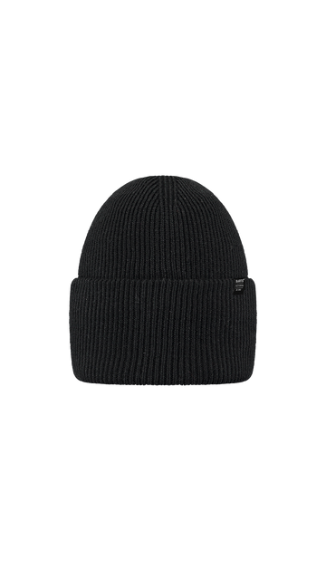 barts Haveno Beanie Comfortabele uni muts met omslag