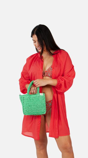 Barts Kaven Handbag Papieren Handtas Met Schouderband