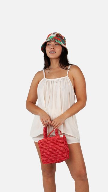 Barts Kaven Handbag Papieren Handtas Met Schouderband