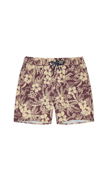 barts Nillas Shorts Heren zwembroek met bloem dessin