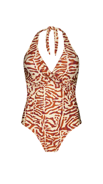 barts Nunba Halter Shaping One Piece Halter shaping badpak