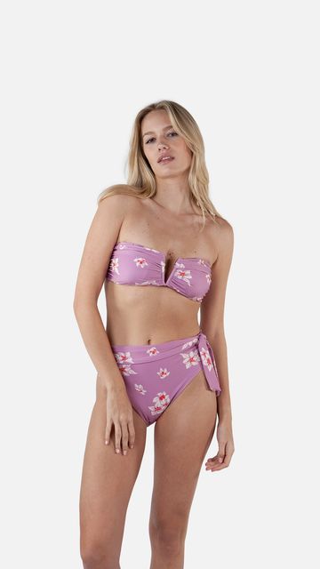 Barts Nuraah Bandeau Bandeau-Bikinioberteil Mit Blumenmuster