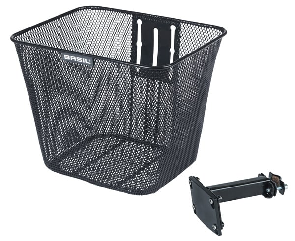 basil Basil Bilbao FM - fietsmand - voorop - zwart