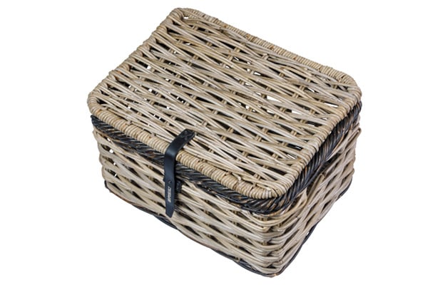 Basil Basil Dijon - Fietsmand - Large - Grijs/zwart