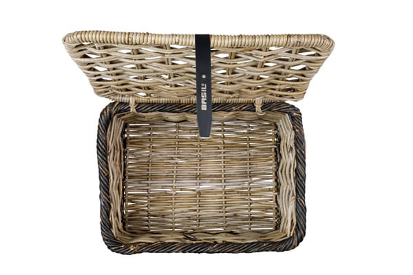 Basil Basil Dijon - Fietsmand - Large - Grijs/zwart