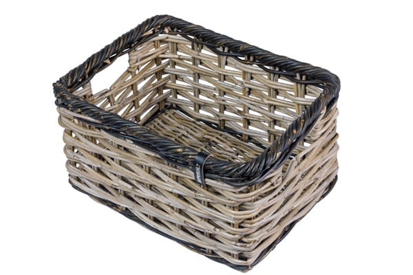 Basil Basil Dijon - Fietsmand - Large - Grijs/zwart