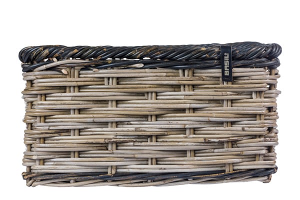 Basil Basil Dijon - Fietsmand - Large - Grijs/zwart