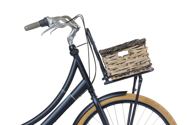 Basil Basil Dijon - Fietsmand - Small - Grijs/zwart