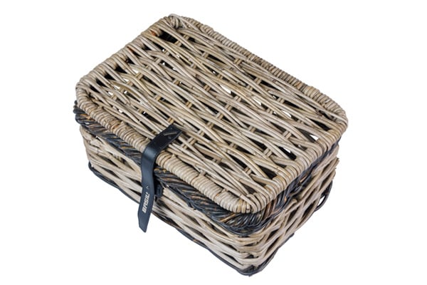 Basil Basil Dijon - Fietsmand - Small - Grijs/zwart