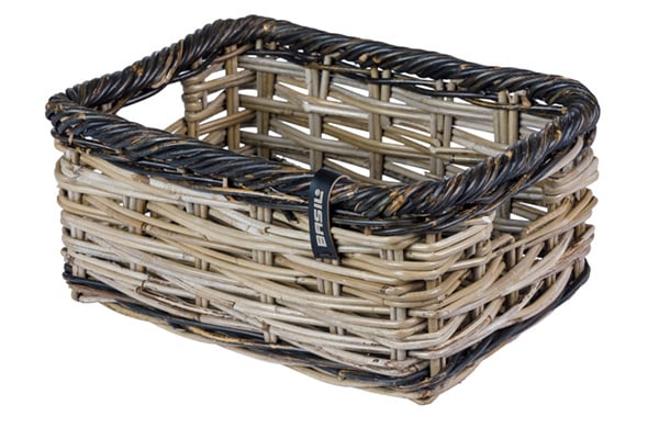 Basil Basil Dijon - Fietsmand - Small - Grijs/zwart