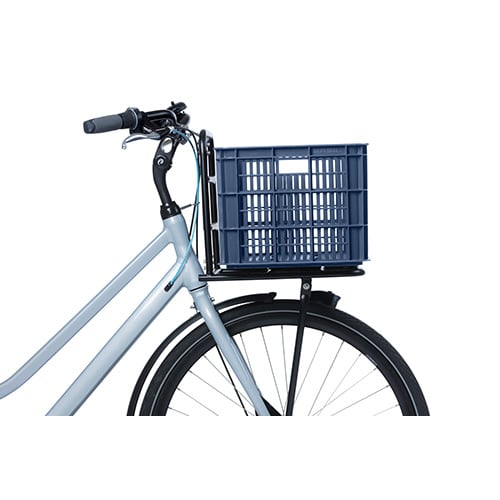 Basil Basil Fietskrat L - Groot - 40 Liter - Blauw