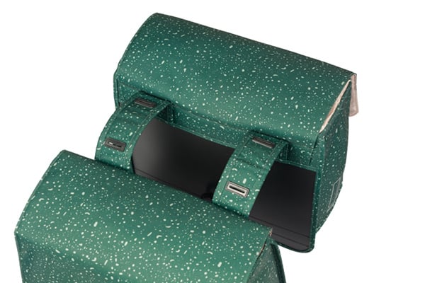 Basil Basil Flair - Dubbele Fietstas - 35 Liter - Groen