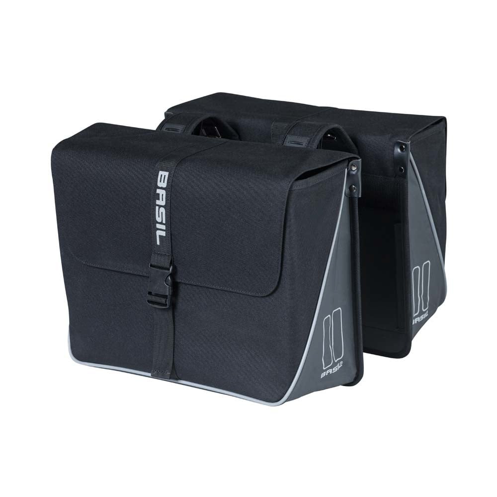 basil Basil Forte - dubbele fietstas - 35 liter - zwart