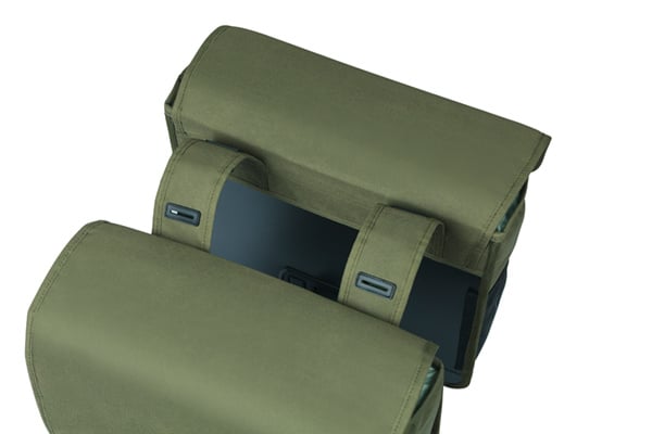 Basil Basil GO - Dubbele Fietstas - 32 Liter - Groen