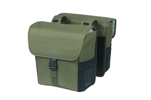 basil Basil GO - dubbele fietstas - 32 liter - groen