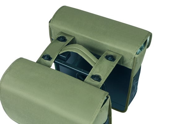 Basil Basil GO - Dubbele Fietstas MIK - 32 Liter - Groen