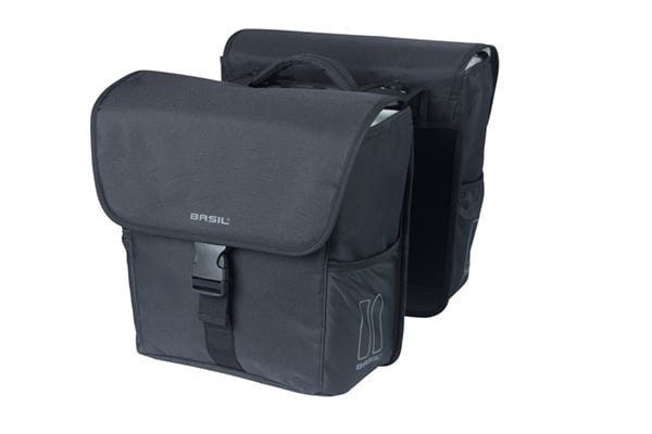 Basil Basil GO - Dubbele Fietstas MIK - 32 Liter - Zwart
