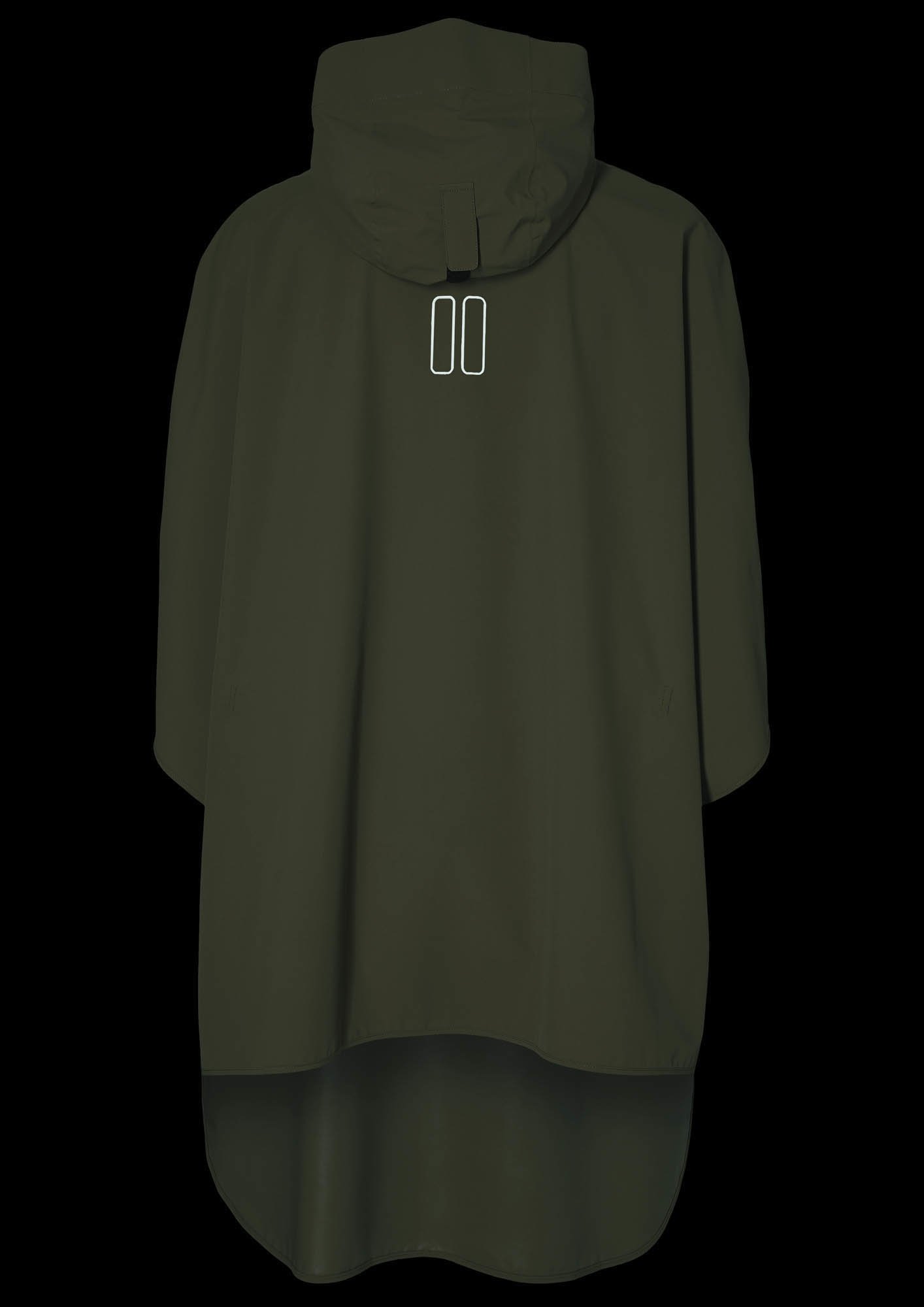 Basil Basil Hoga Fietsregenponcho - Unisex - Groen