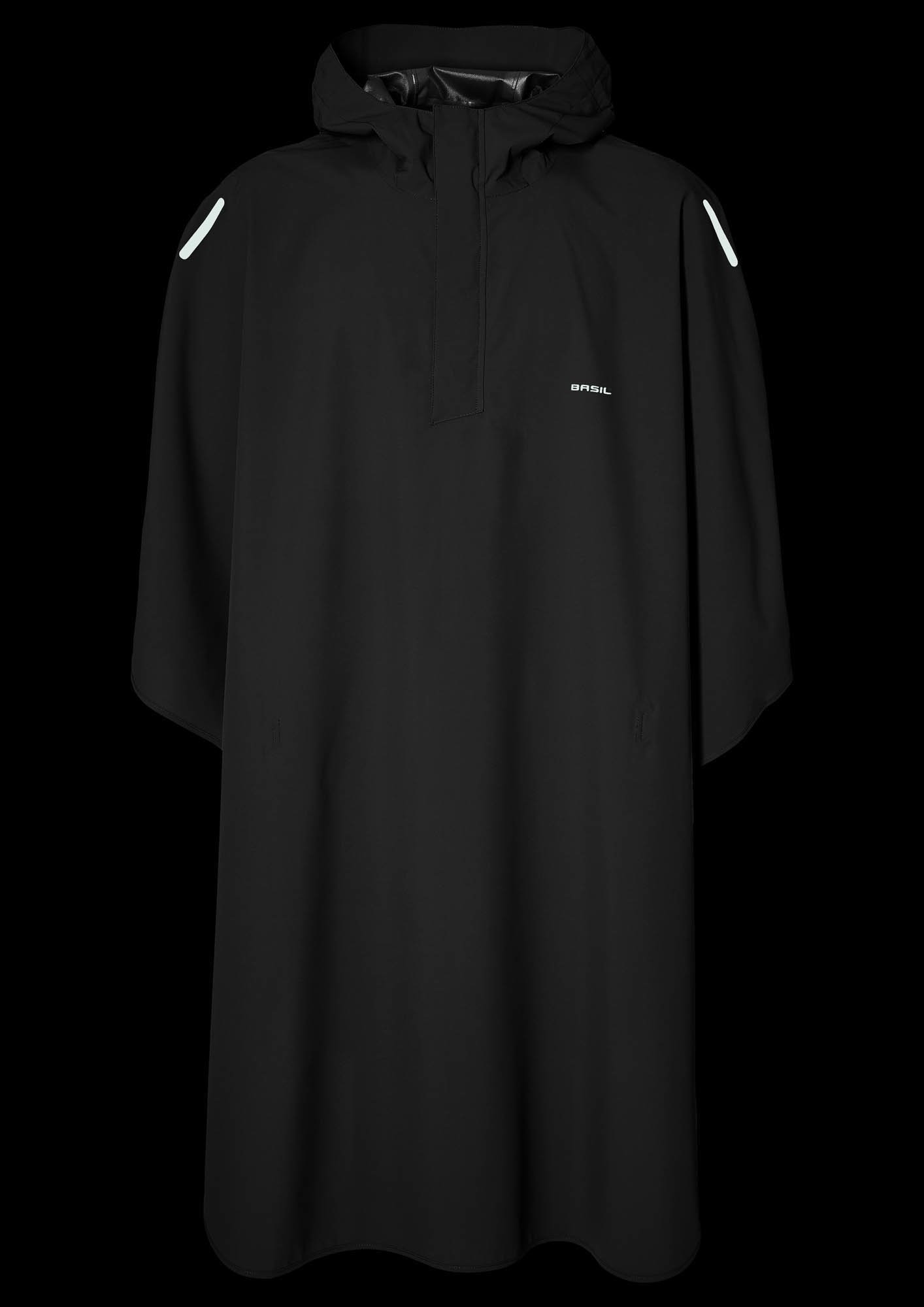 Basil Basil Hoga Fietsregenponcho - Unisex - Zwart