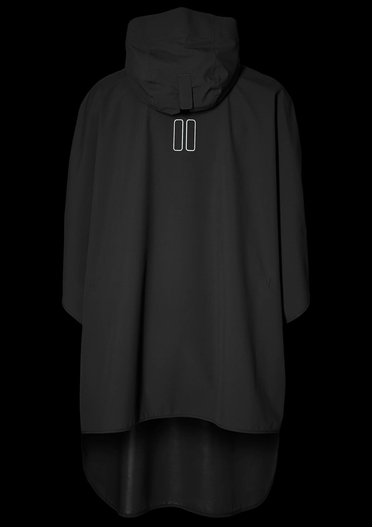 Basil Basil Hoga Fietsregenponcho - Unisex - Zwart