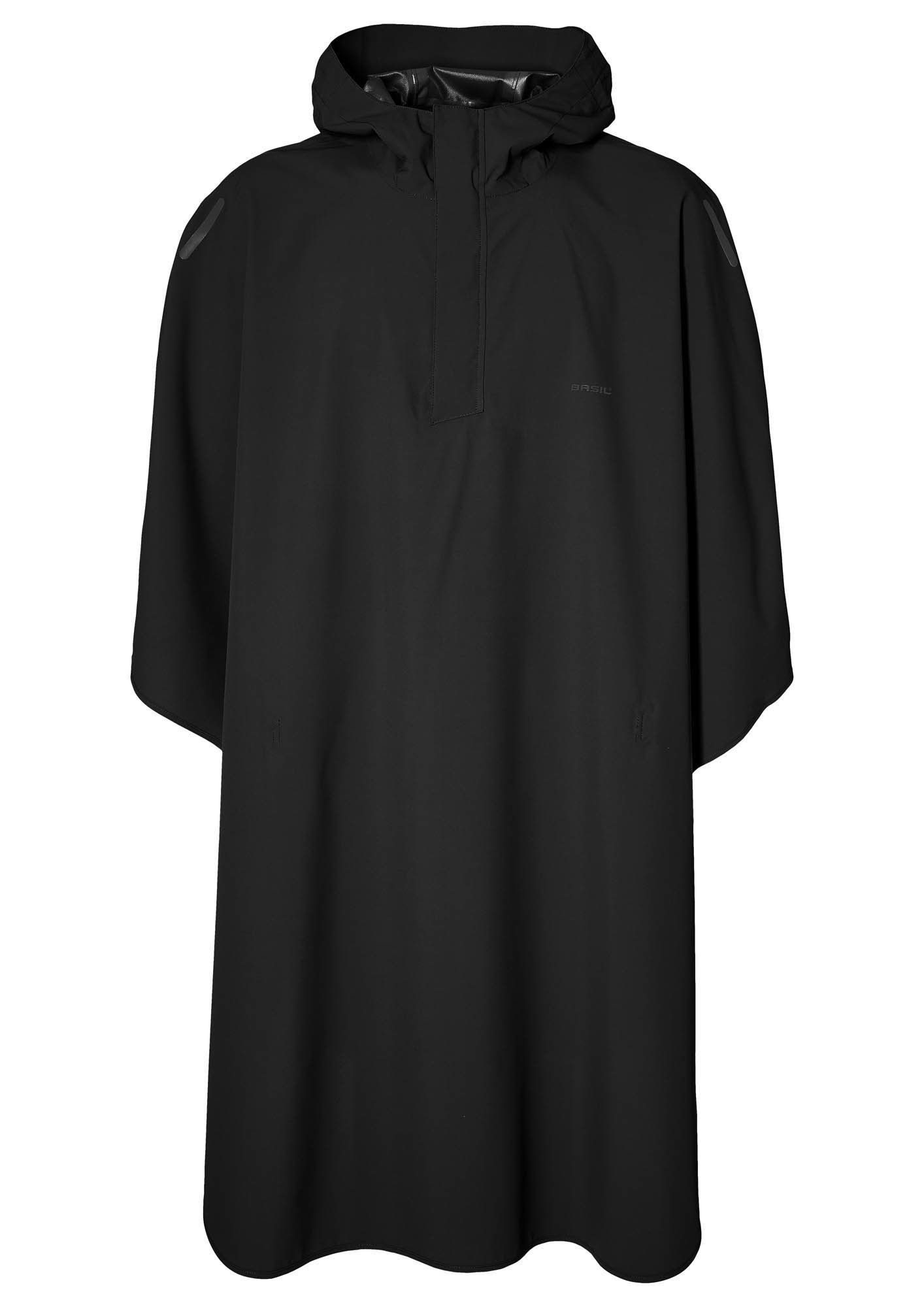 basil Basil Hoga fietsregenponcho - unisex - zwart