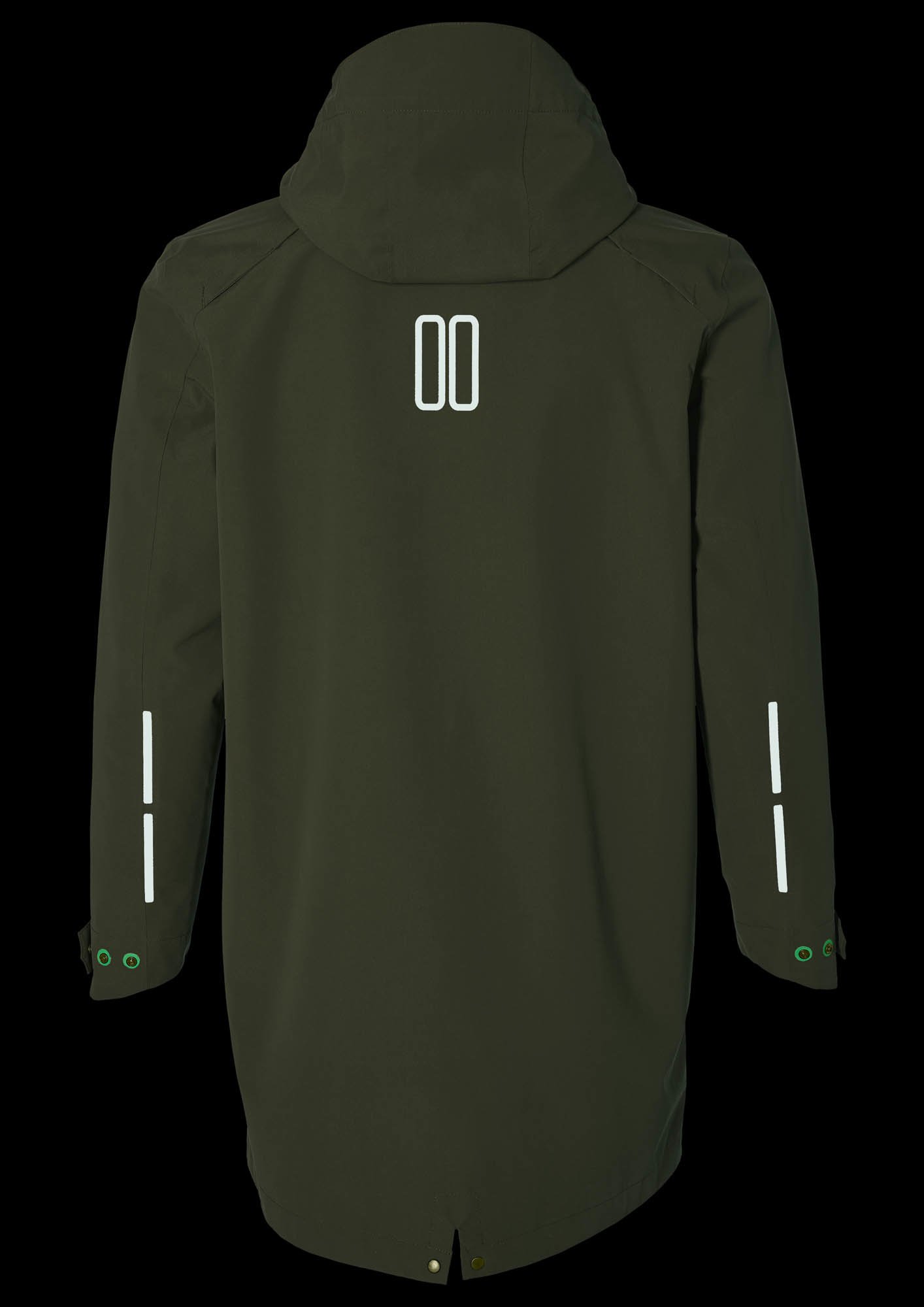 Basil Basil Mosse Fietsregenparka - Heren - Groen