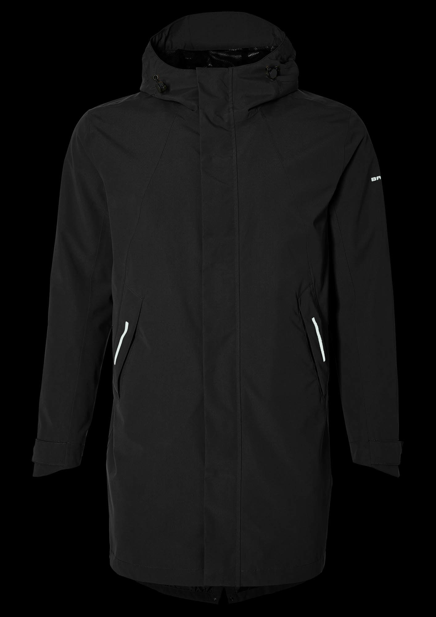 Basil Basil Mosse Fietsregenparka - Heren - Zwart