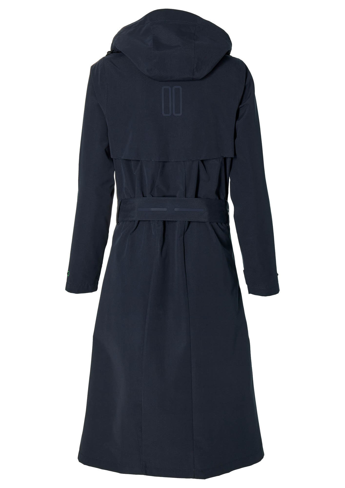 Basil Basil Mosse Fietsregentrenchcoat - Dames - Blauw