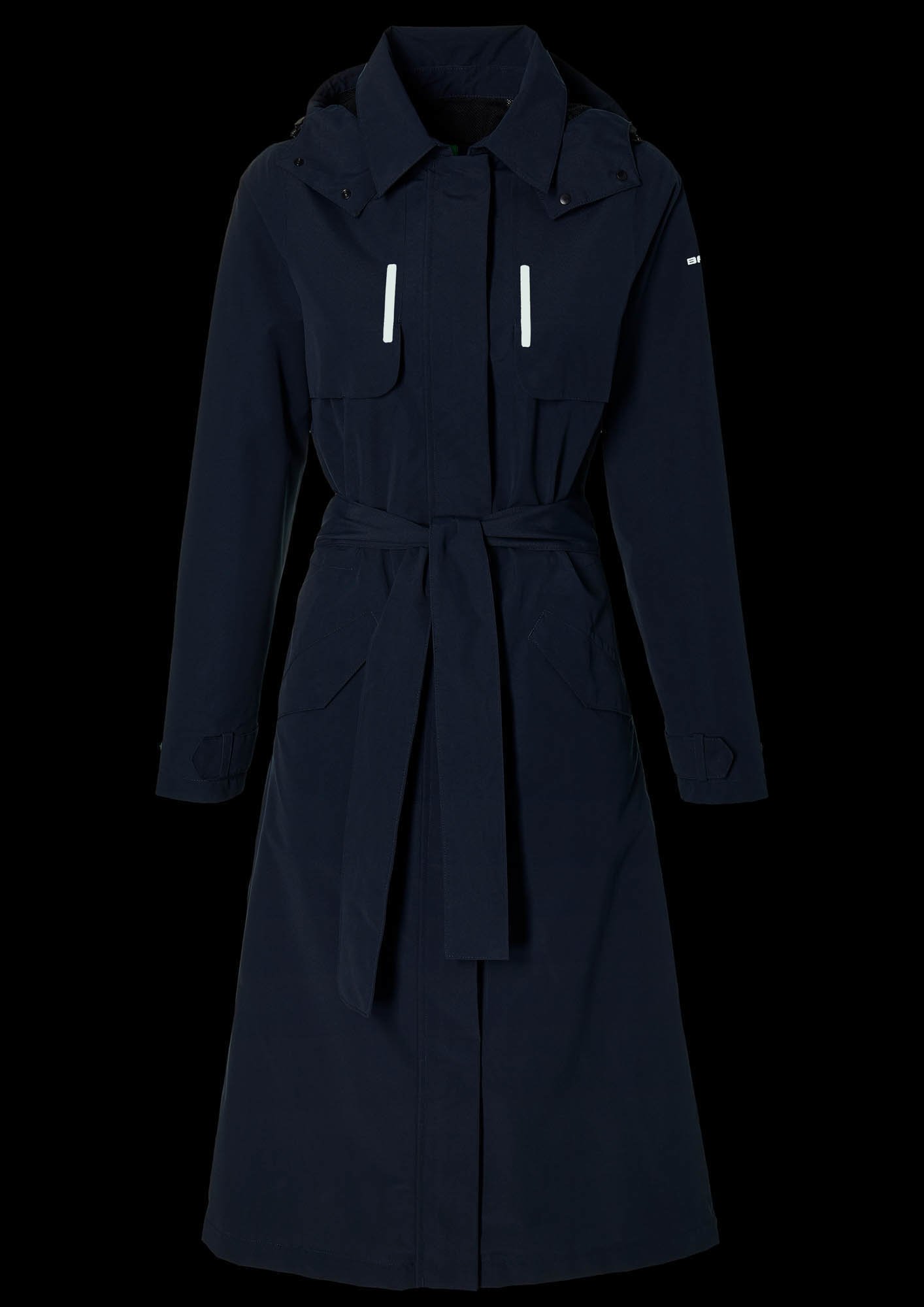 Basil Basil Mosse Fietsregentrenchcoat - Dames - Blauw