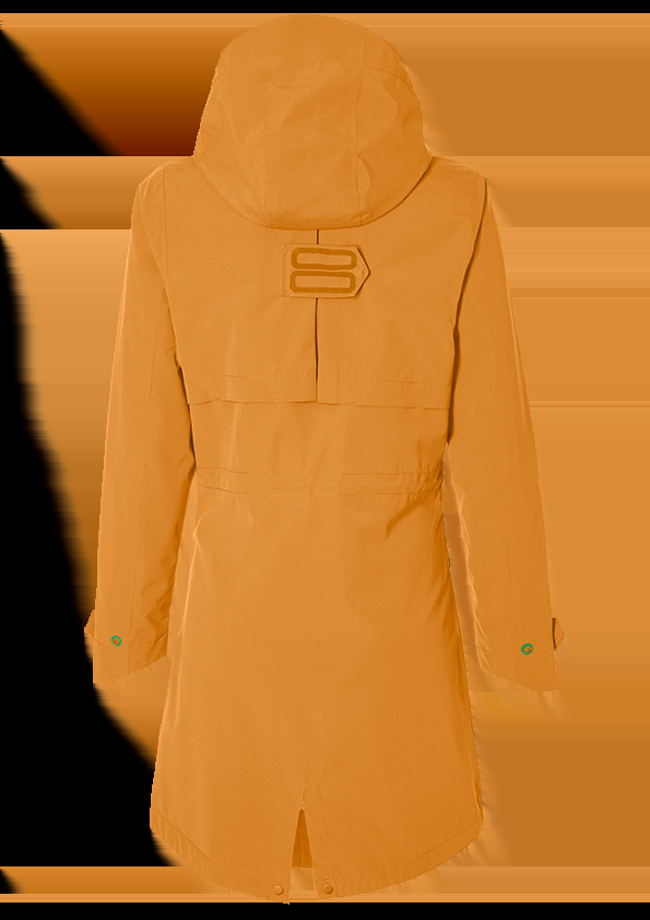 Basil Basil Mosse Regenparka - Dames - Bruin