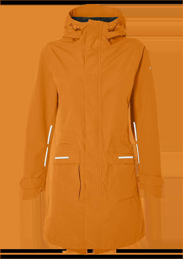 Basil Basil Mosse Regenparka - Dames - Bruin