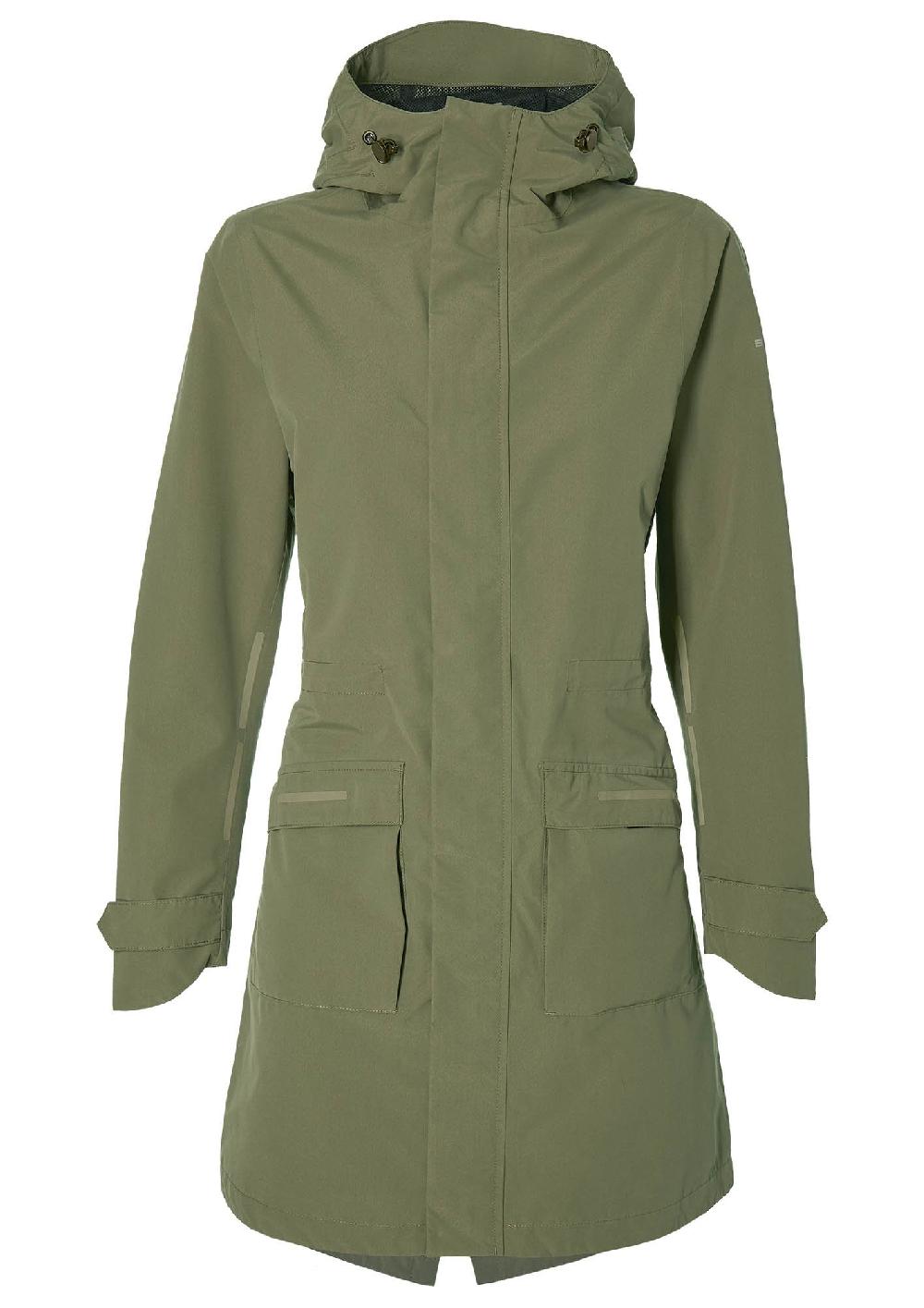 basil Basil Mosse regenparka - dames - groen