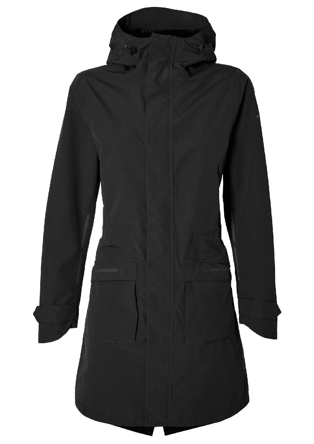 basil Basil Mosse regenparka - dames - zwart