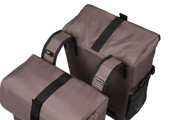 Basil Basil Move - Dubbele Fietstas - 30 Liter - Bruin