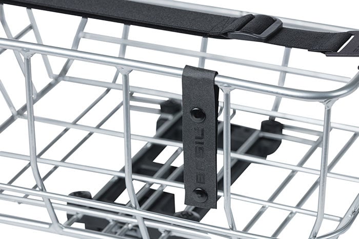 Basil Basil Portland - Fietsmand - Voorop - Chroom