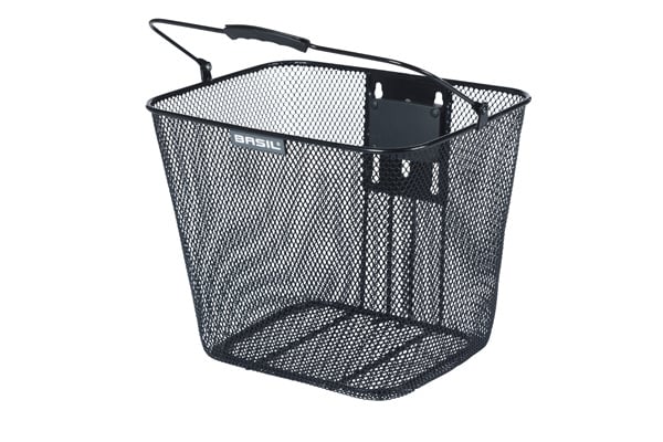 Basil Basil Bilbao BE - Fietsmand - Inclusief BasEasy Stuurpenhouder - Zwart