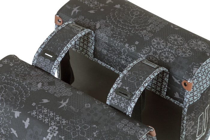 Basil Basil Bohème - Dubbele Fietstas - 35 Liter - Charcoal