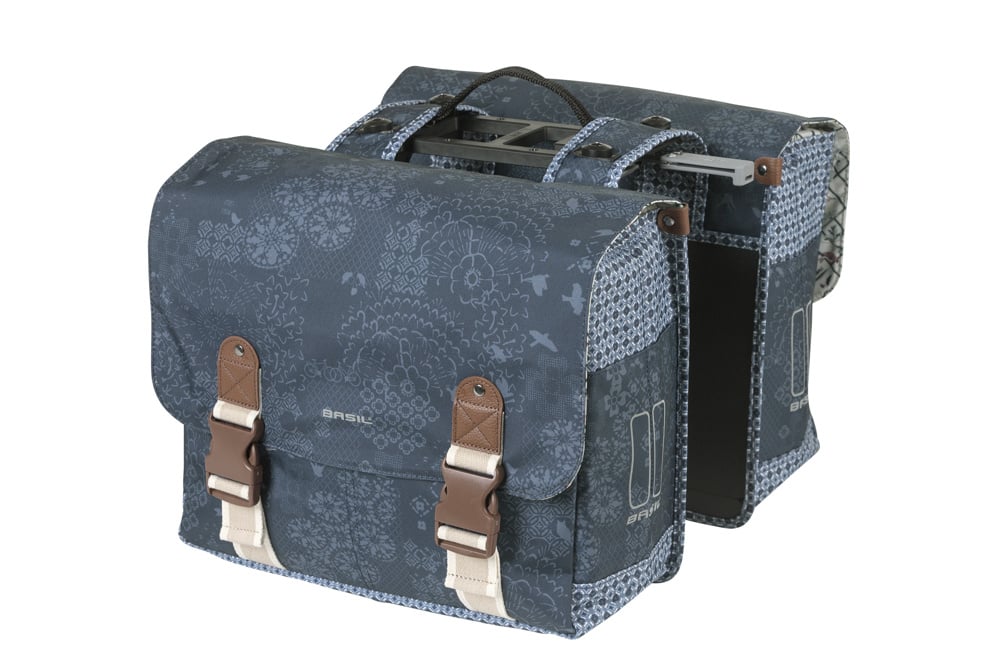 Basil Basil Bohème MIK - Dubbele Fietstas - 35 Liter - Blauw