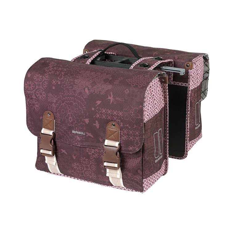 basil Basil Bohème MIK - dubbele fietstas - 35 liter -rood